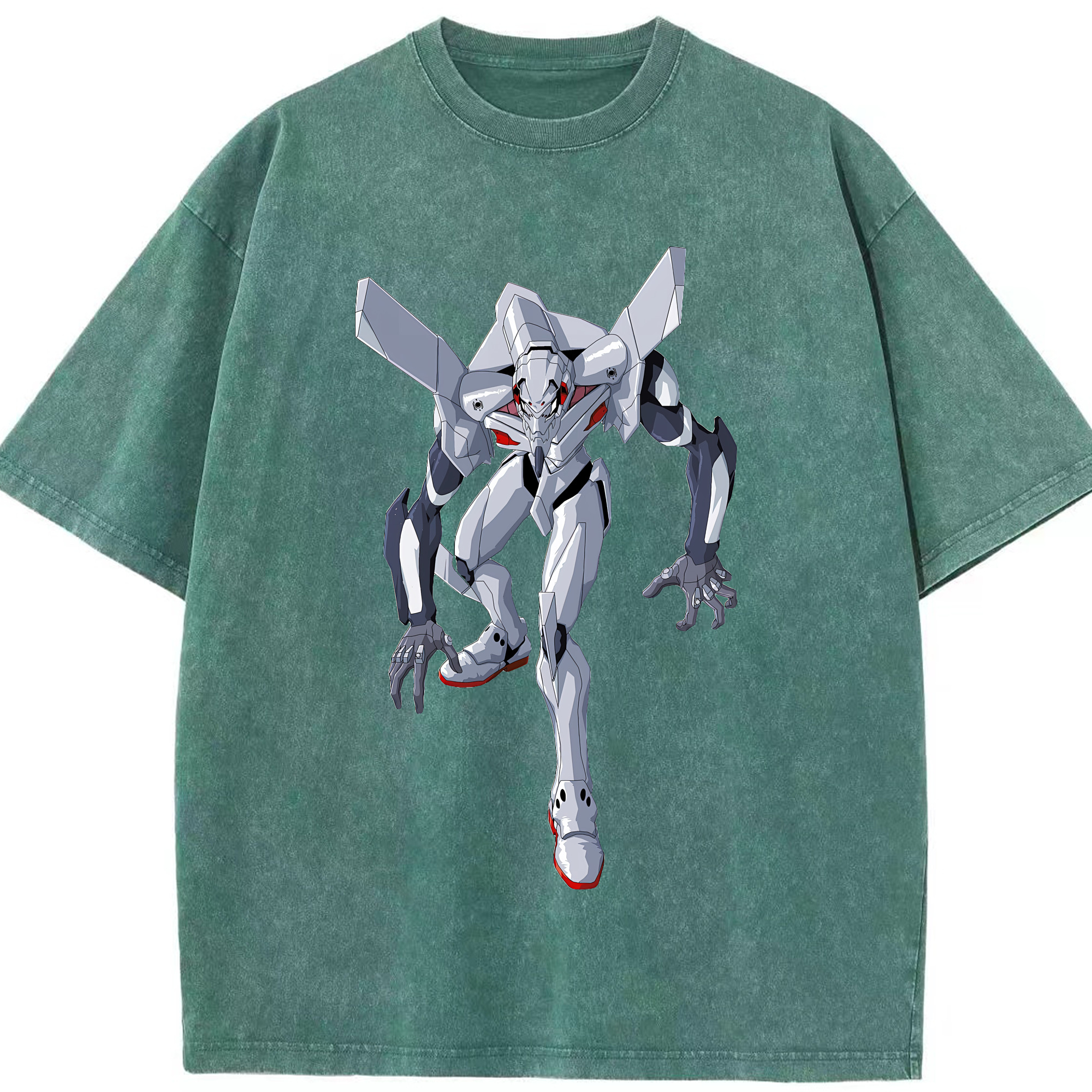 （画像用） EVA 新世紀エヴァンゲリオン 綿100% ヴィンテージ風 半袖Tシャツ（フロントプリント）